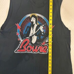 Daydreamer Black Graphic Tee with “Bowie” Print